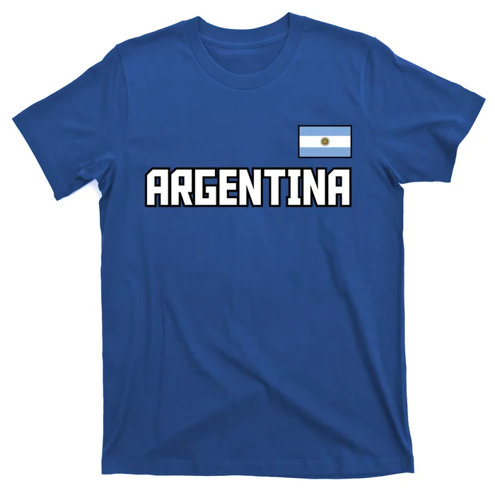 Argentina Flag Argentinian Pride Athletic Style Country Meaningful Gift T-Shirt