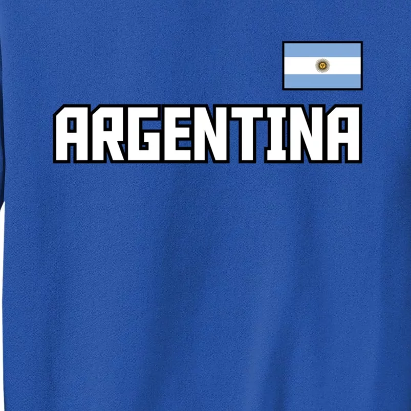 Argentina Flag Argentinian Pride Athletic Style Country Meaningful Gift Tall Sweatshirt