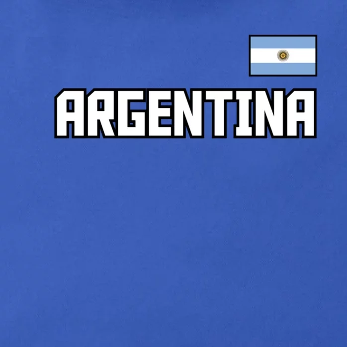 Argentina Flag Argentinian Pride Athletic Style Country Meaningful Gift Zip Tote Bag