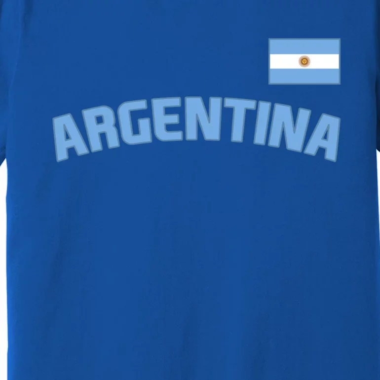 Argentina Flag Argentinian Pride International Country Cute Gift Premium T-Shirt