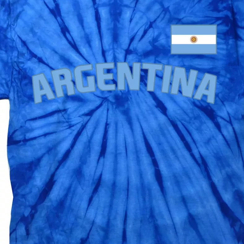 Argentina Flag Argentinian Pride International Country Cute Gift Tie-Dye T-Shirt