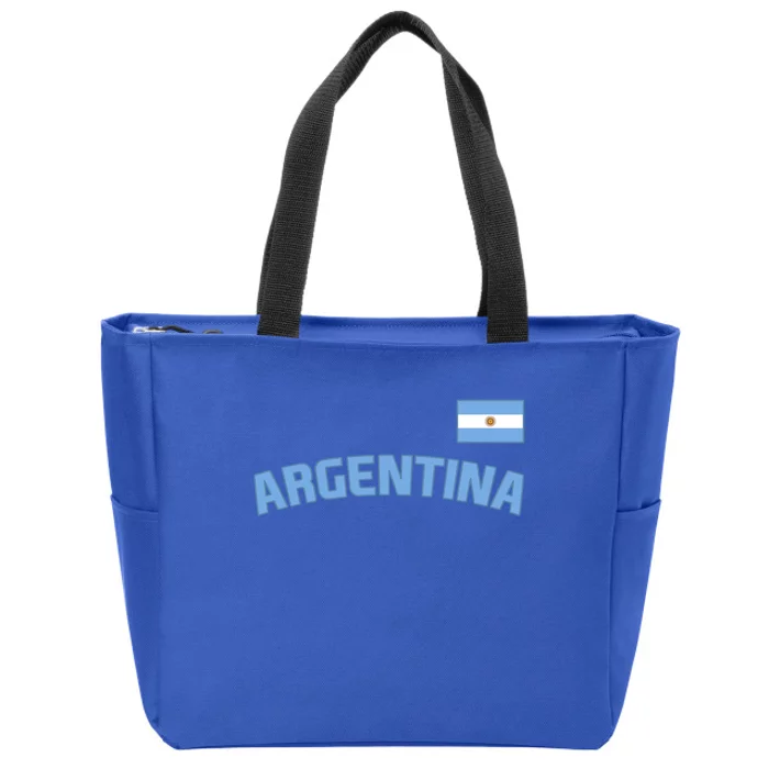 Argentina Flag Argentinian Pride International Country Cute Gift Zip Tote Bag