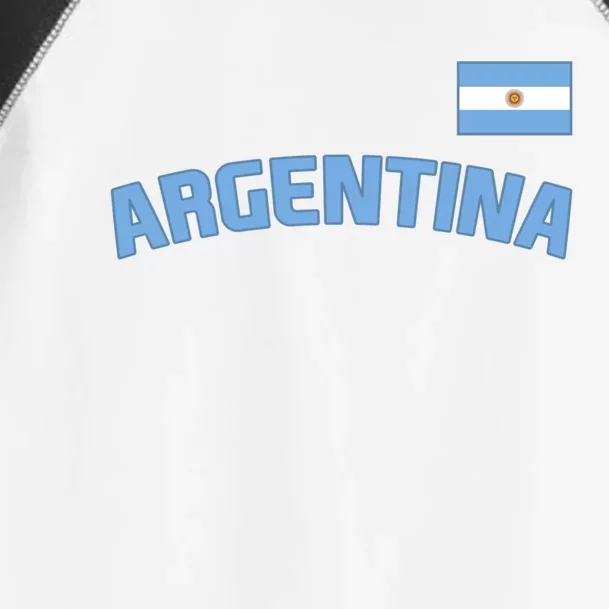 Argentina Flag Argentinian Pride International Country Cute Gift Toddler Fine Jersey T-Shirt