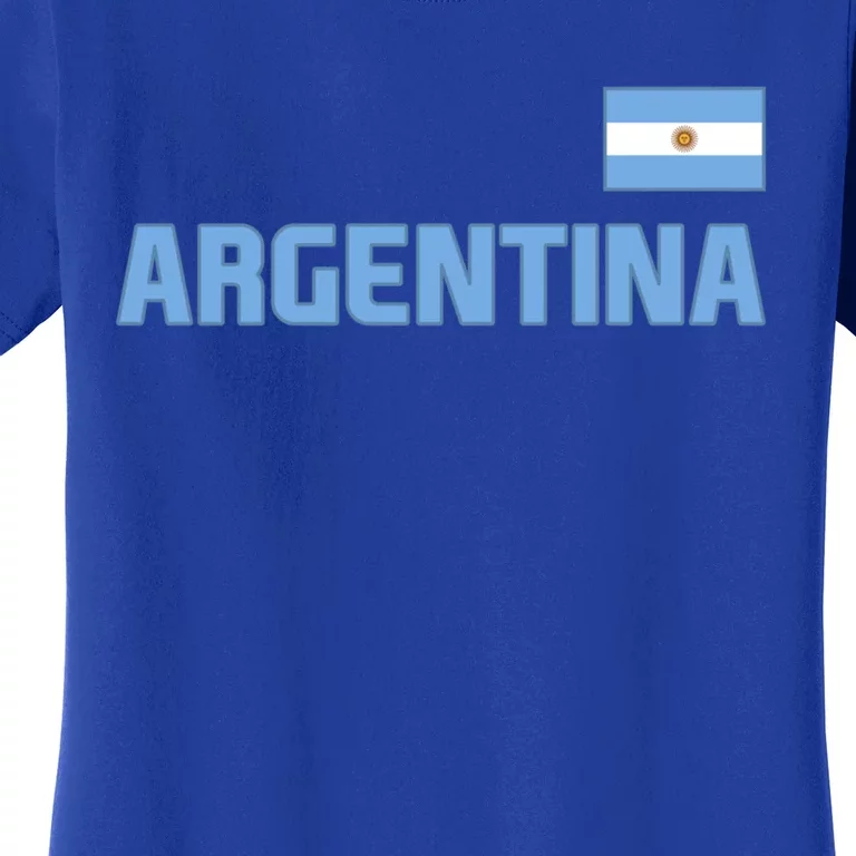 Argentina Flag Argentinian Pride International Country Gift Women's T-Shirt