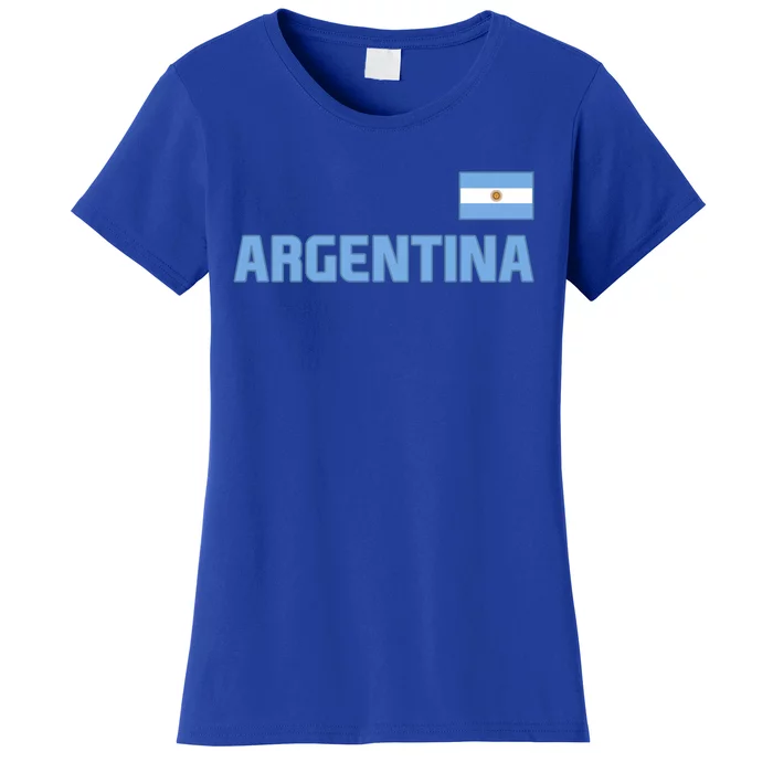 Argentina Flag Argentinian Pride International Country Gift Women's T-Shirt