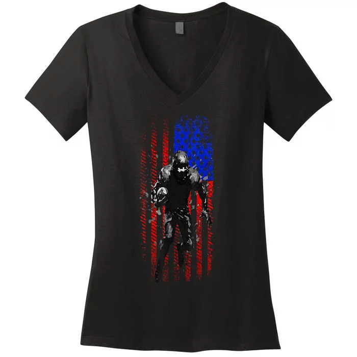 American Football Apparel Football Women's V-Neck T-Shirt