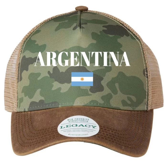 Argentina Flag Argentina Gift Legacy Tie Dye Trucker Hat