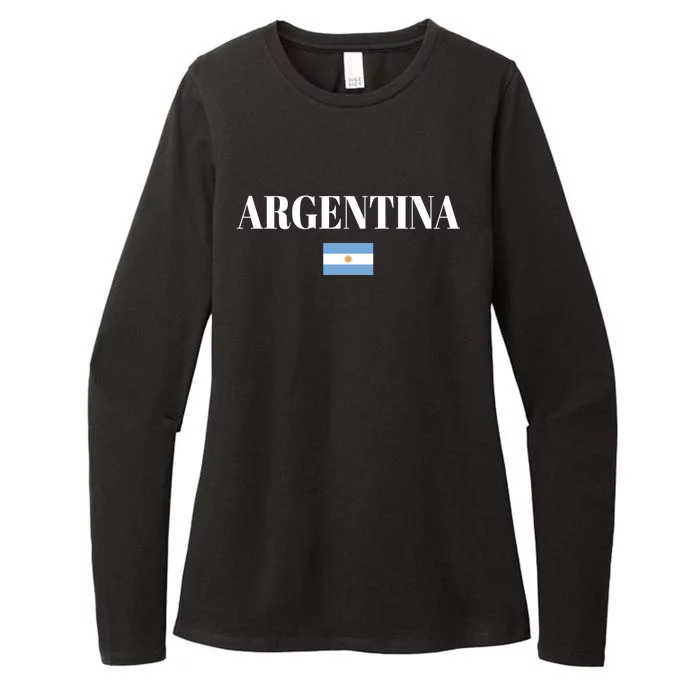 Argentina Flag Argentina Gift Womens CVC Long Sleeve Shirt