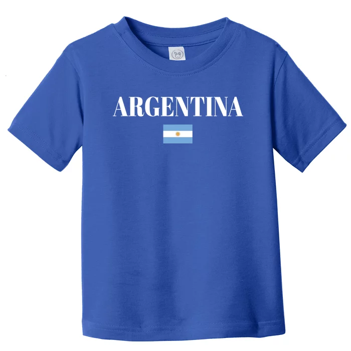 Argentina Flag Argentina Gift Toddler T-Shirt