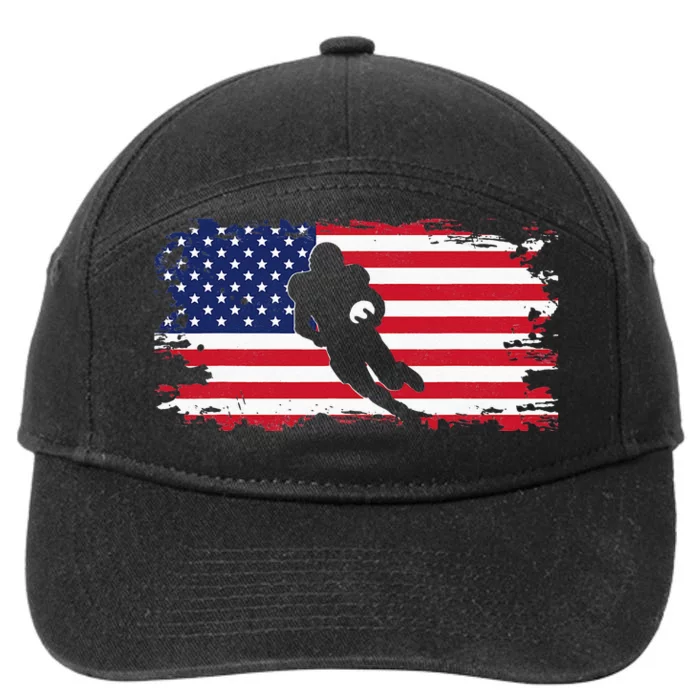 American Football Apparel Football 7-Panel Snapback Hat