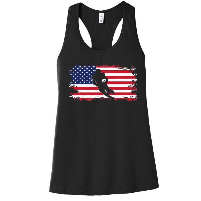 American Football Apparel Football Women's Racerback Tank