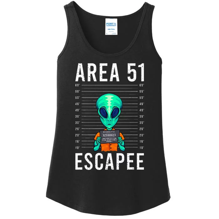 Alien Funny Alien UFO Area 51 Alien Humor Alien Ladies Essential Tank