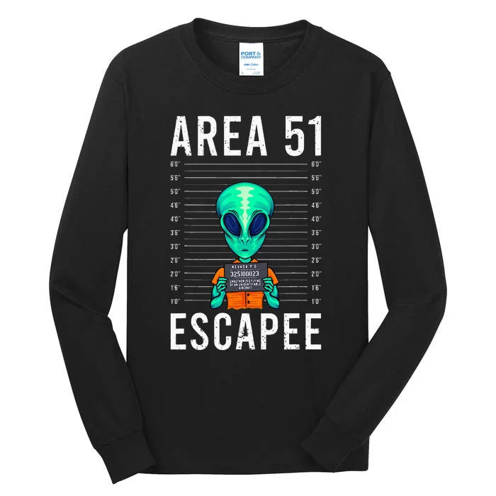 Alien Funny Alien UFO Area 51 Alien Humor Alien Tall Long Sleeve T-Shirt