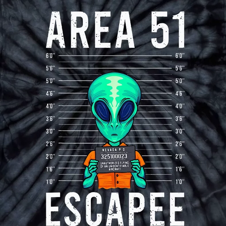 Alien Funny Alien UFO Area 51 Alien Humor Alien Tie-Dye T-Shirt