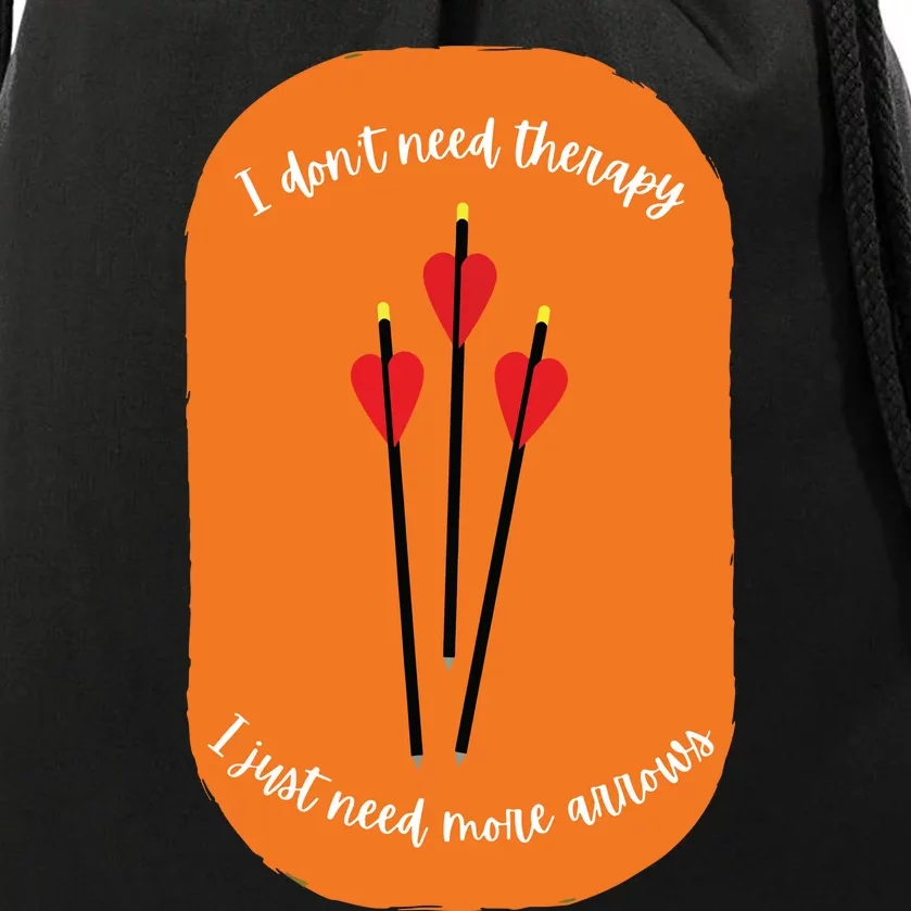 Archery Funny Drawstring Bag