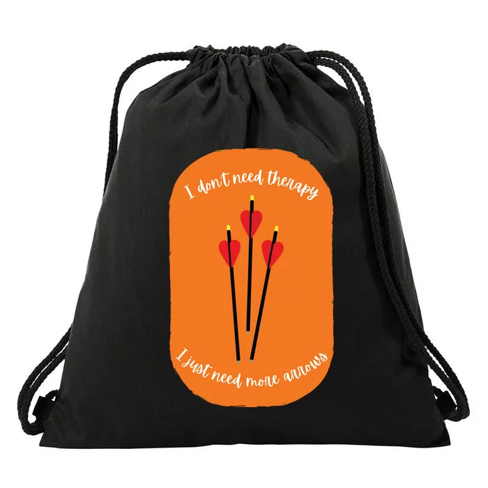 Archery Funny Drawstring Bag