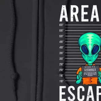 Alien Funny Alien Lover UFO Area 51 Alien Humor Alien Full Zip Hoodie