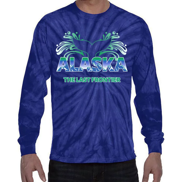 Adventure Family And Alaska Whale Watching Gift Tie-Dye Long Sleeve Shirt