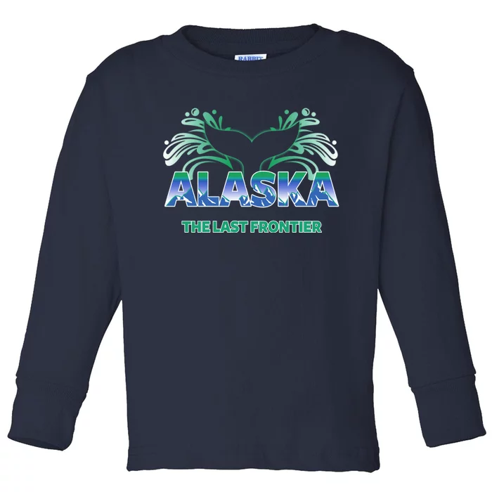 Adventure Family And Alaska Whale Watching Gift Toddler Long Sleeve Shirt