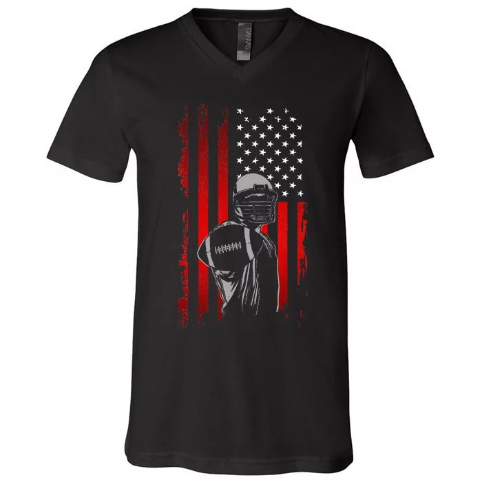 American Football V-Neck T-Shirt