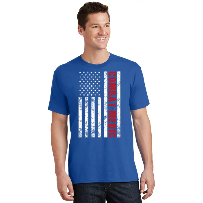 American Flag Army Combat Medic Great Gift T-Shirt