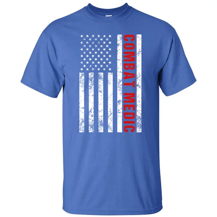 American Flag Army Combat Medic Great Gift Tall T-Shirt