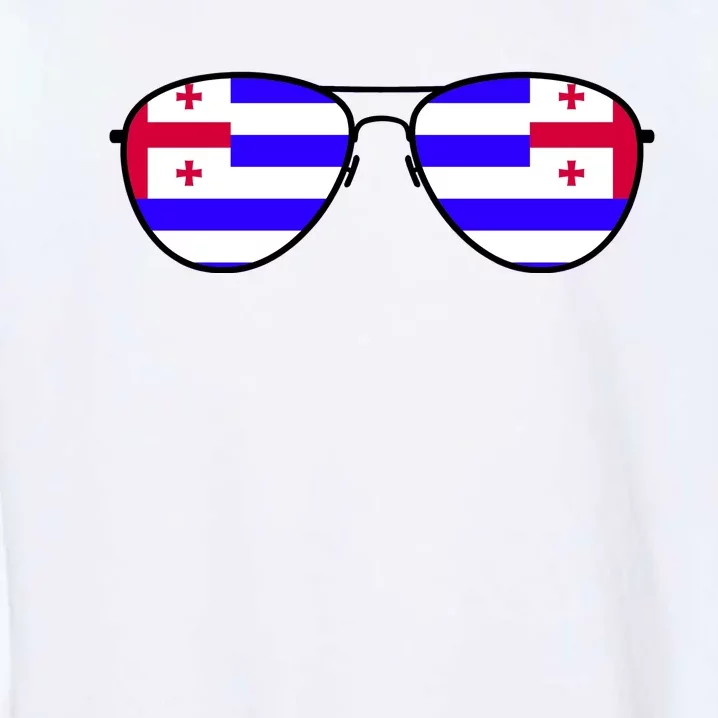 Ajaria Flag Aviator Sunglasses Garment-Dyed Sweatshirt