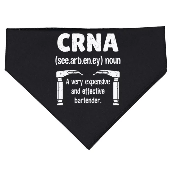 Anesthesia For Anesthesiologist Nurse CRNA USA-Made Doggie Bandana