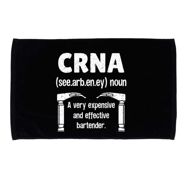 Anesthesia For Anesthesiologist Nurse CRNA Microfiber Hand Towel