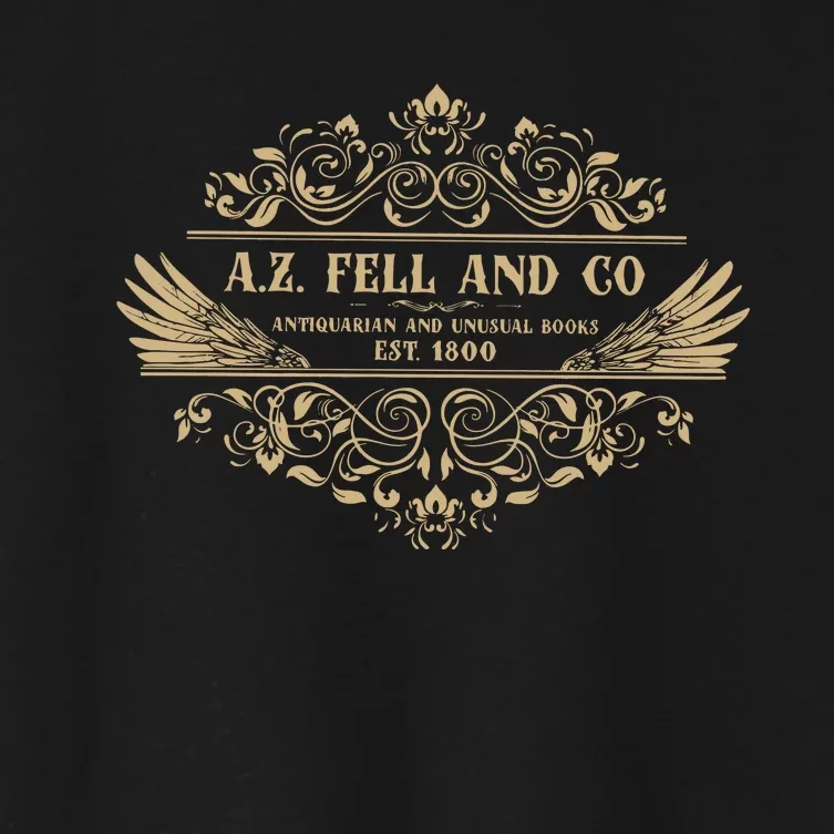 A.Z. Fell And Co Antiquarian And Unusual Books Women's Crop Top Tee