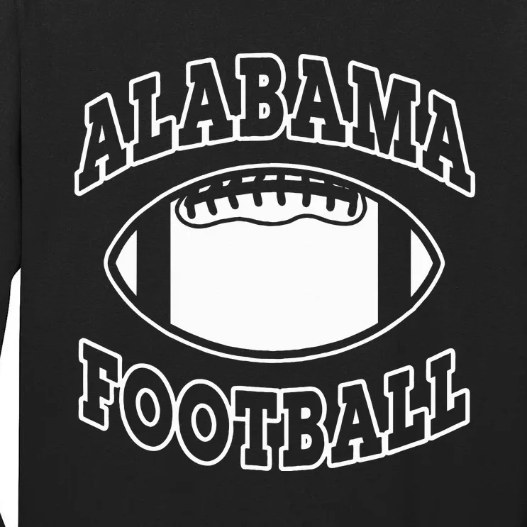 Alabama Football Tall Long Sleeve T-Shirt