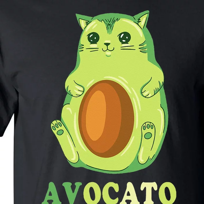 Avocato Funny Avocado Lover Cat Gifts Tall T-Shirt