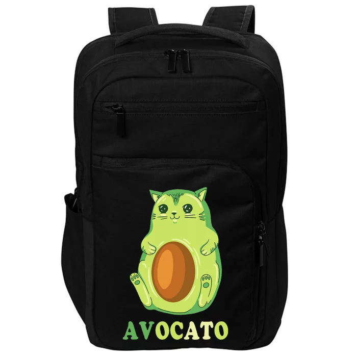 Avocato Funny Avocado Lover Cat Gifts Impact Tech Backpack