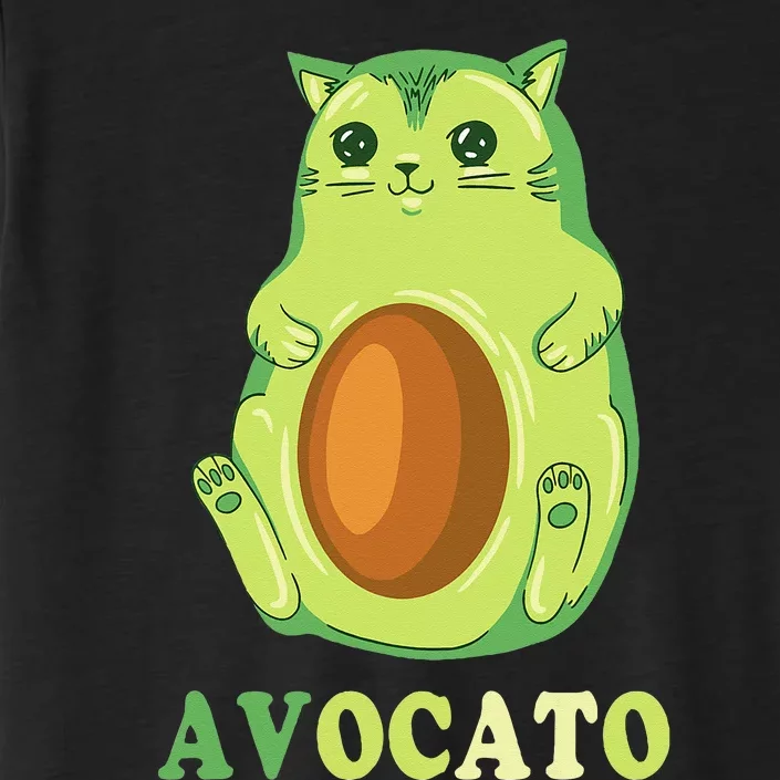 Avocato Funny Avocado Lover Cat Gifts ChromaSoft Performance T-Shirt