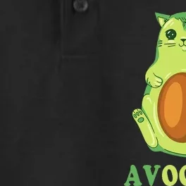 Avocato Funny Avocado Lover Cat Gifts Dry Zone Grid Performance Polo