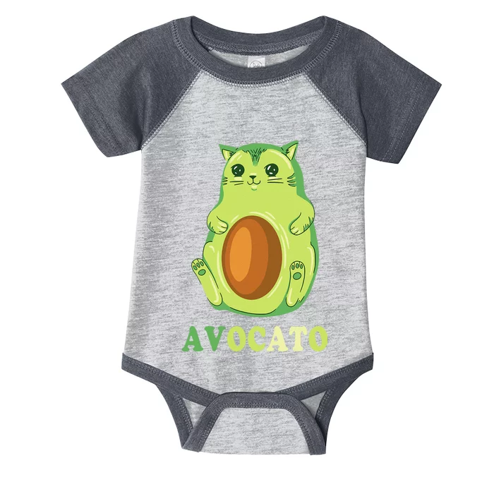 Avocato Funny Avocado Lover Cat Gifts Infant Baby Jersey Bodysuit