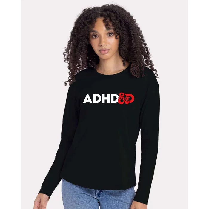 Alex Franqueira Adhd&D Womens Cotton Relaxed Long Sleeve T-Shirt