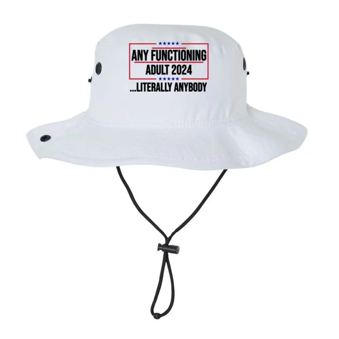 Any Functioning Adult 2024 Literally Anybody Funny Election Legacy Cool Fit Booney Bucket Hat