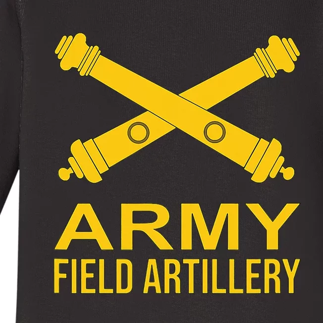 Army Field Artillery Branch Us Usa Baby Long Sleeve Bodysuit