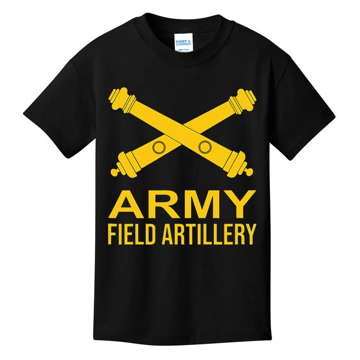 Army Field Artillery Branch Us Usa Kids T-Shirt