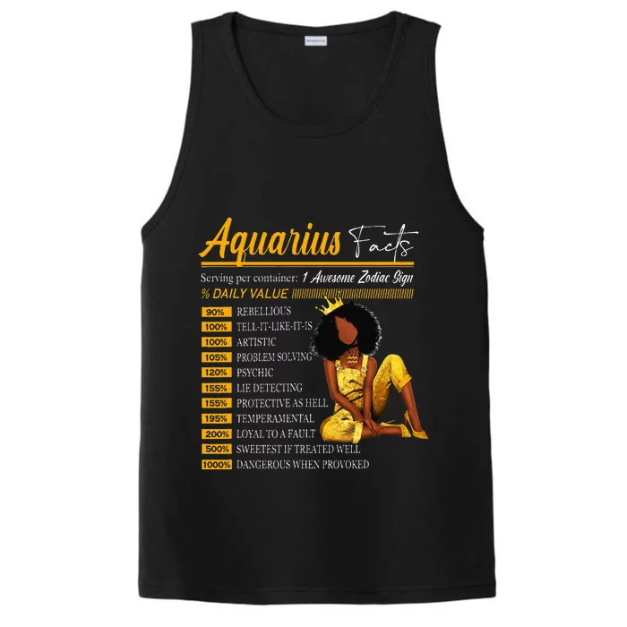 Aquarius Facts Awesome Zodiac Sign Horoscope Birthday Performance Tank