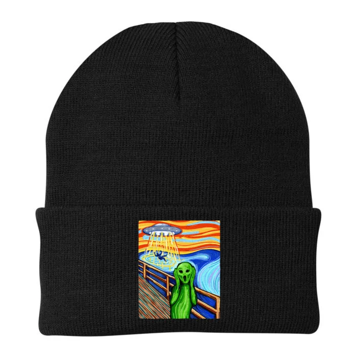 Alien Funny Alien Alien Lover UFO Knit Cap Winter Beanie