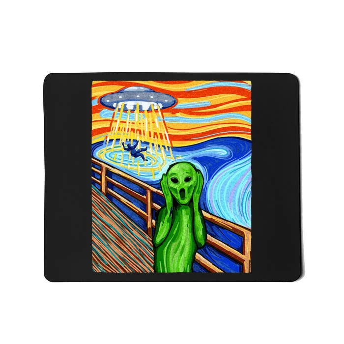 Alien Funny Alien Alien Lover UFO Mousepad