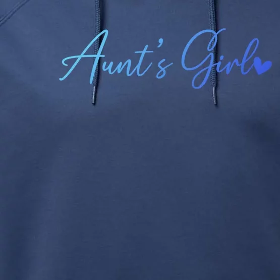 Aunts From Aunt To Niece Gift Performance Fleece Hoodie