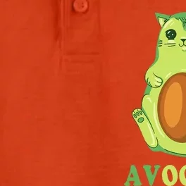 Avocato Funny Avocado Lover Cat Gifts Dry Zone Grid Performance Polo