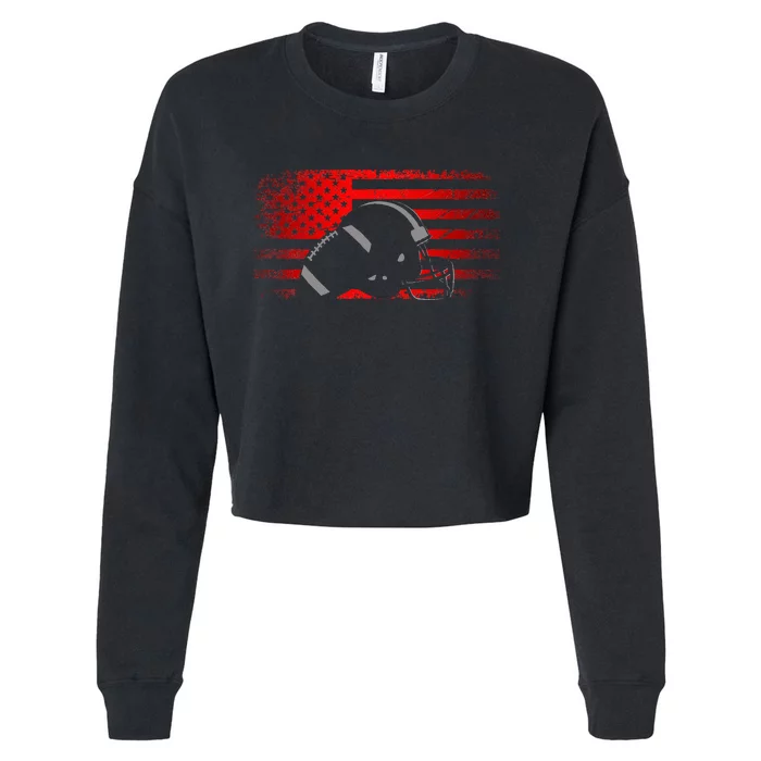 American Football Apparel Football Cropped Pullover Crew