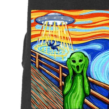 Alien Funny Alien Alien Lover UFO Doggie 3-End Fleece Hoodie