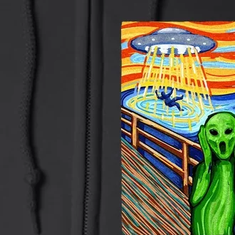 Alien Funny Alien Alien Lover UFO Full Zip Hoodie