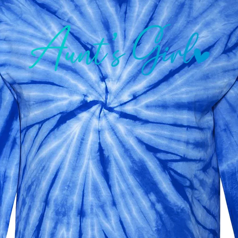 Aunts From Aunt To Niece Gift Tie-Dye Long Sleeve Shirt