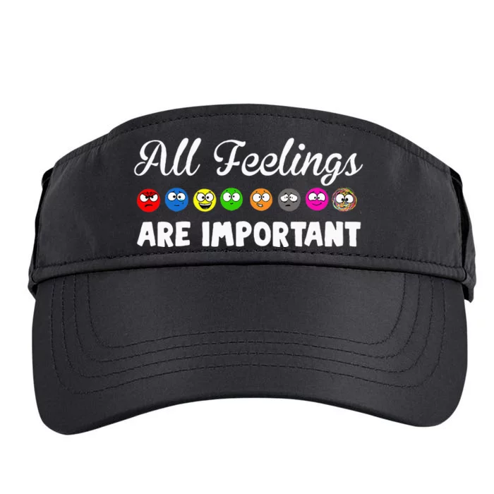 All Feelings Are Important Adult Drive Performance Visor